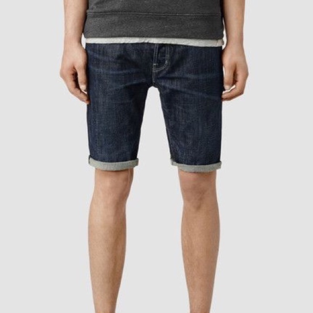Allsaints Switch Fit Denim Shorts All Saints W30
